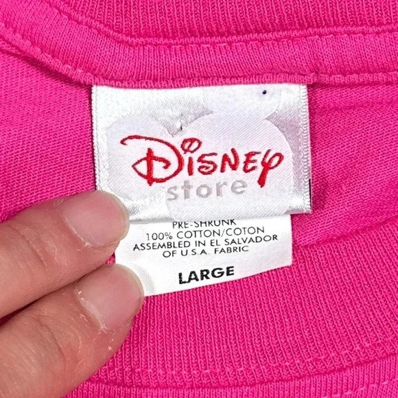 Vintage Y2K The Incredibles Edna Disney My Way or Runway Pink T Shirt Mens Large - Picture 6 of 7